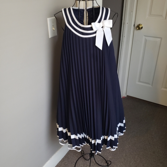 Bonnie Jean Other - 3/$20 Pleated Sailor Dress- Bonnie Jean